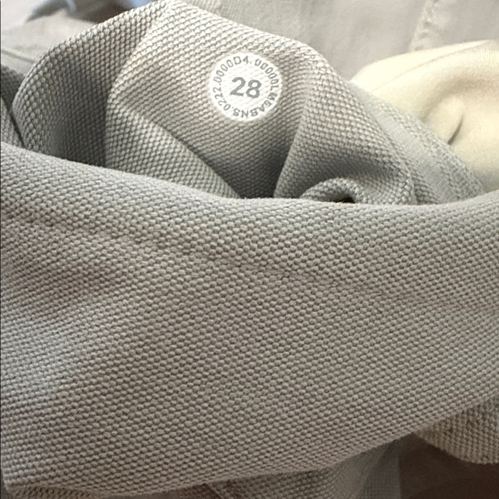 Lululemon ABC slim fit 5 pocket pants utilitech men’s size 28 seal grey - Picture 2 of 7